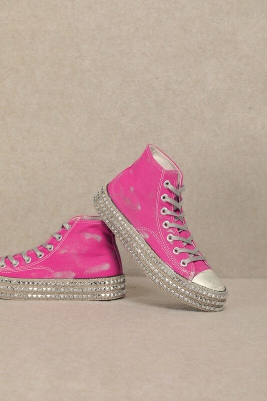 Chantel Studded High Top Sneaker