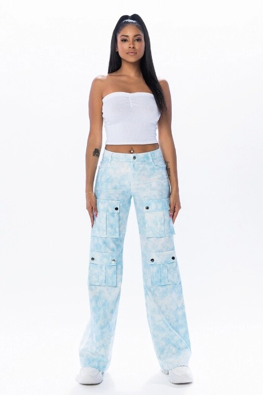Studyhall Tie Dye Cargo Pants