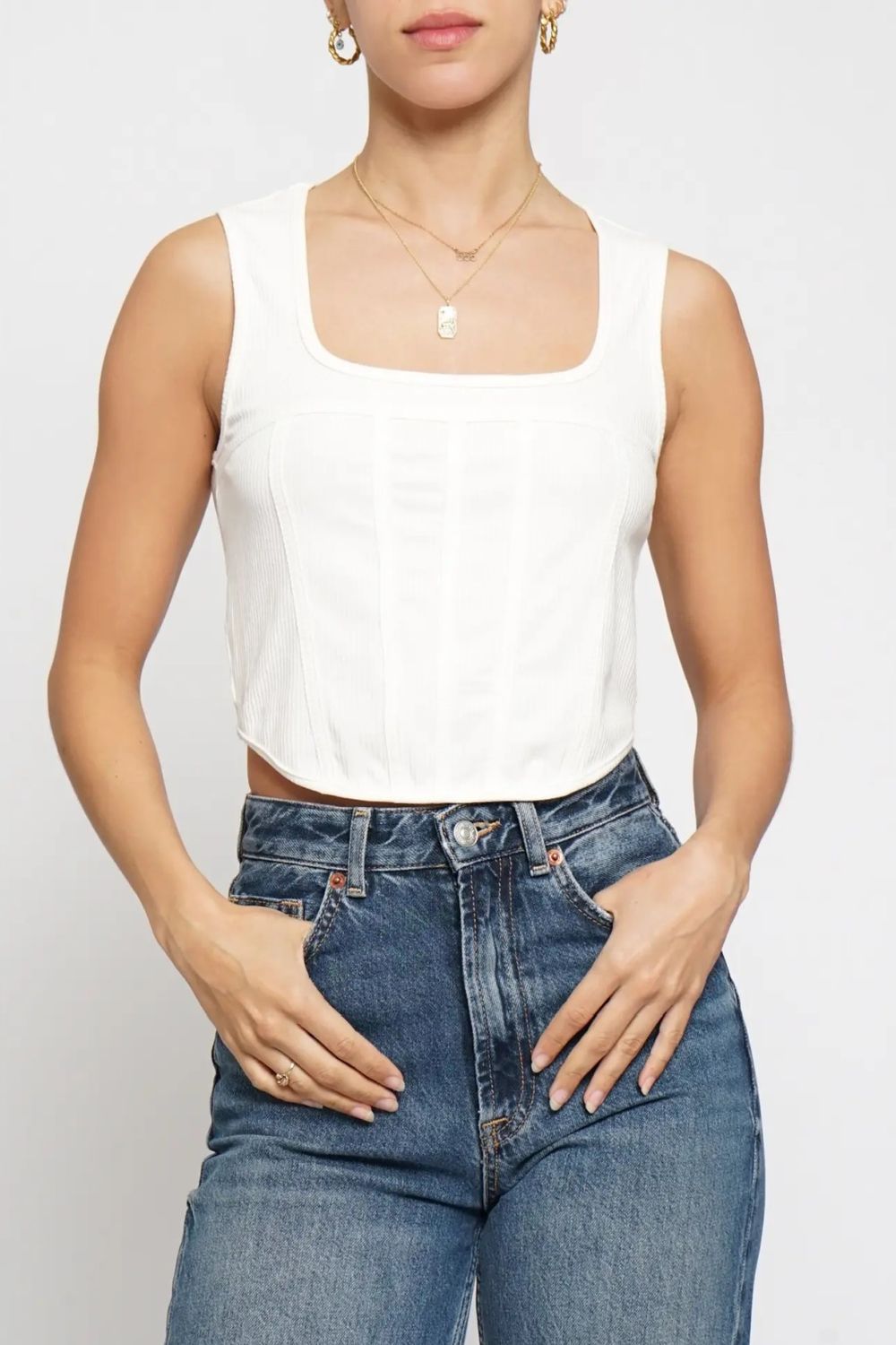 Going Places Corset Tank