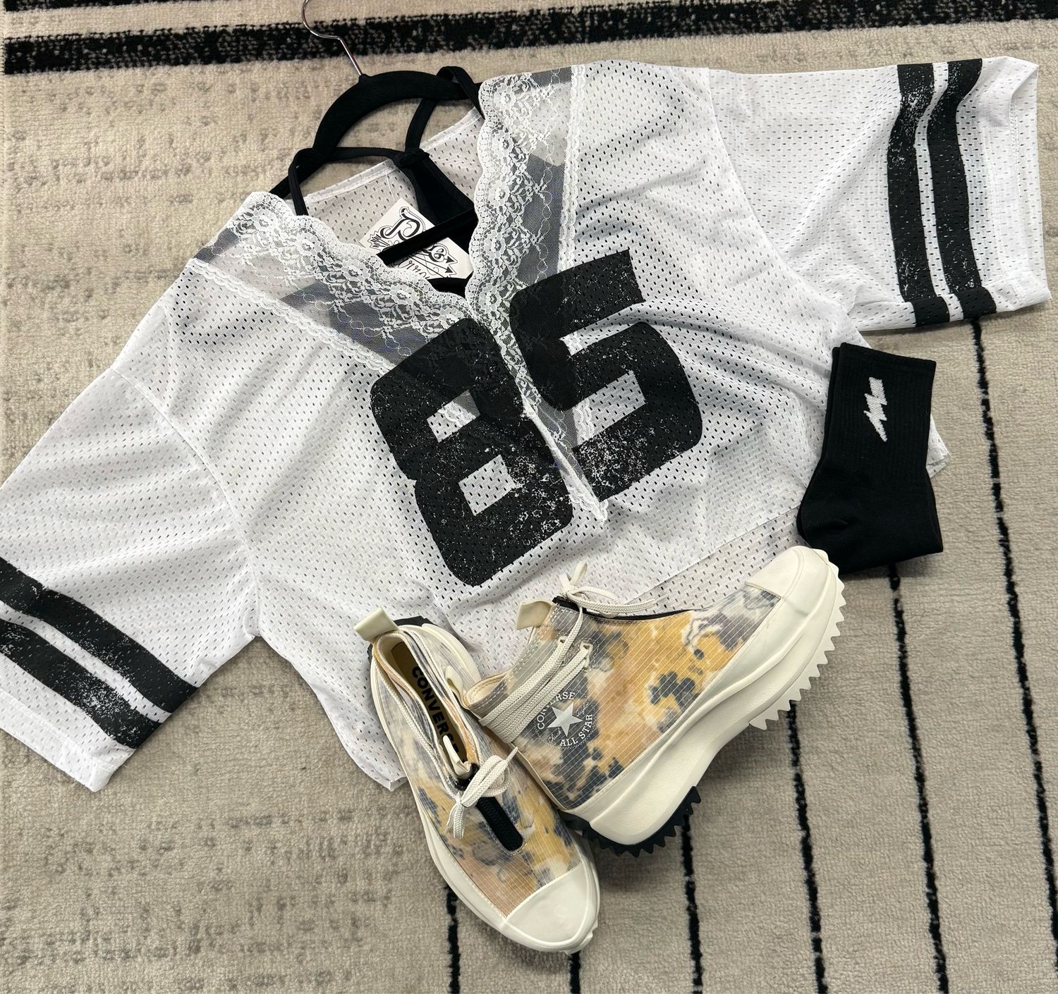Game Day Crop Varsity Jersey