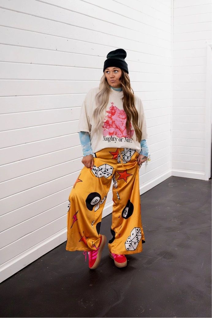 Emy Ave She&#39;s So Lucky Wide Leg Pant