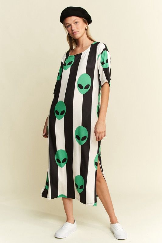 Space Friends Midi Dress