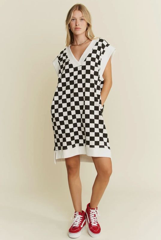 Checkerboard Dress