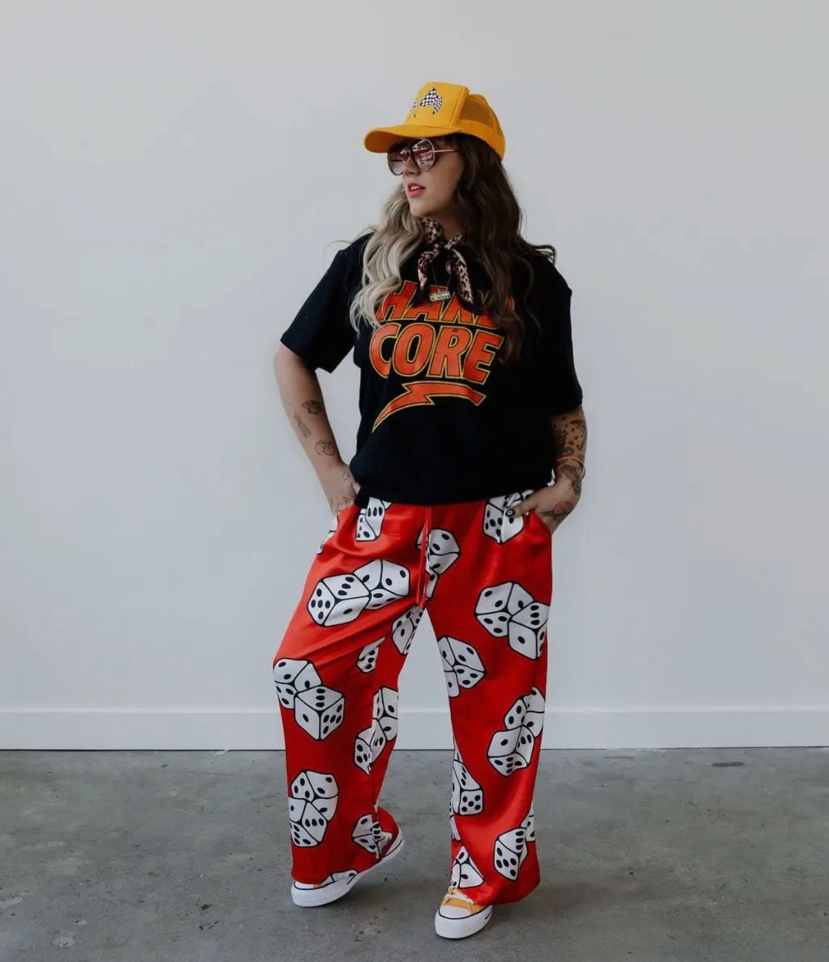 High Stakes Dice Wide Leg Pants
