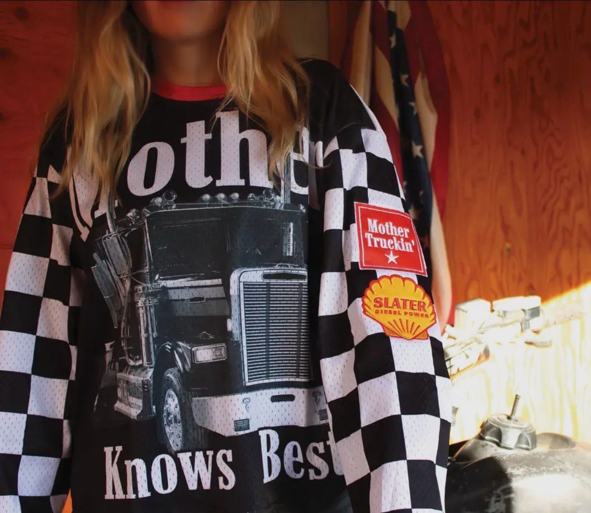 Limited Mother Knows Best Cherry Red Mesh Jersey