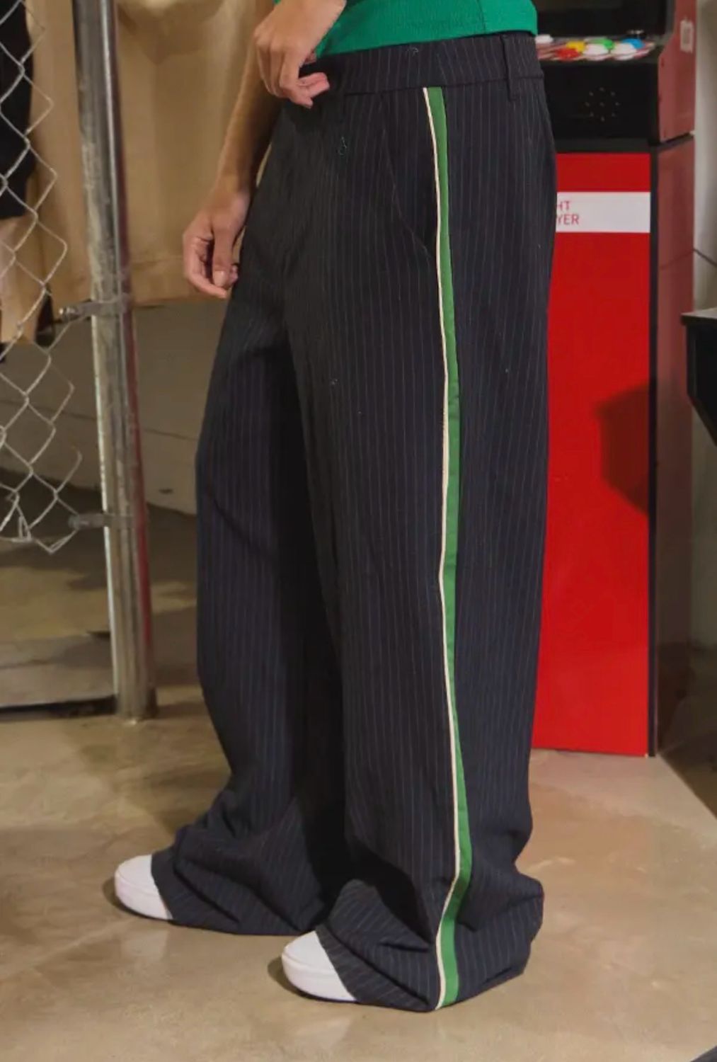 Boxer Pinstripe Trouser