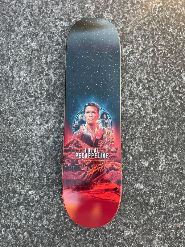 Cappeline Total recall series "Box cover" skateboard deck