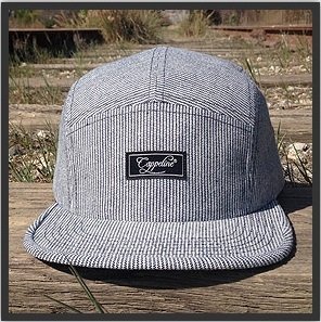 &quot;Conductor&quot; Five panel deep fit adjustable cap