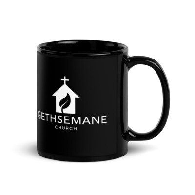 Gethsemane Church I'd Rather Have JESUS Black Glossy Mug