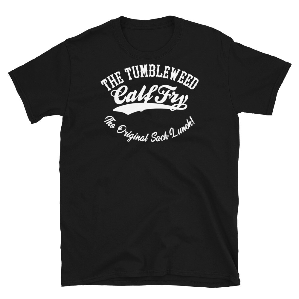 Calf Fry Short-Sleeve Unisex T-Shirt Black