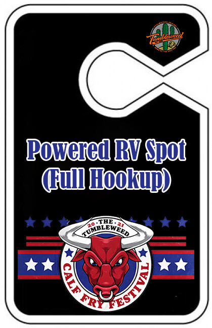 Calf Fry 2021 3 Day - Powered RV Spot (Full Hookup) Calf Fry 2021 3 Day - Powered RV Spot (Full Hookup)