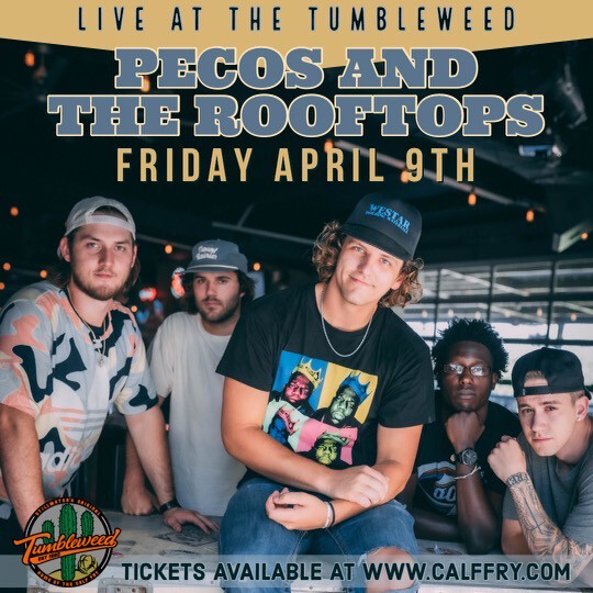 Pecos & The Rooftops w/ Corey Kent - Friday April 9th 2021 DOS Pecos & The Rooftops w/ Corey Kent - Friday April 9th 2021 DOS