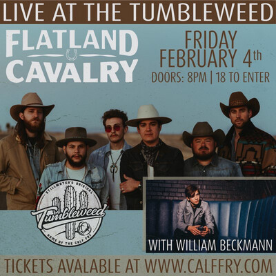 Flatland Cavalry w/ William Beckmann - Friday February 4 2022
