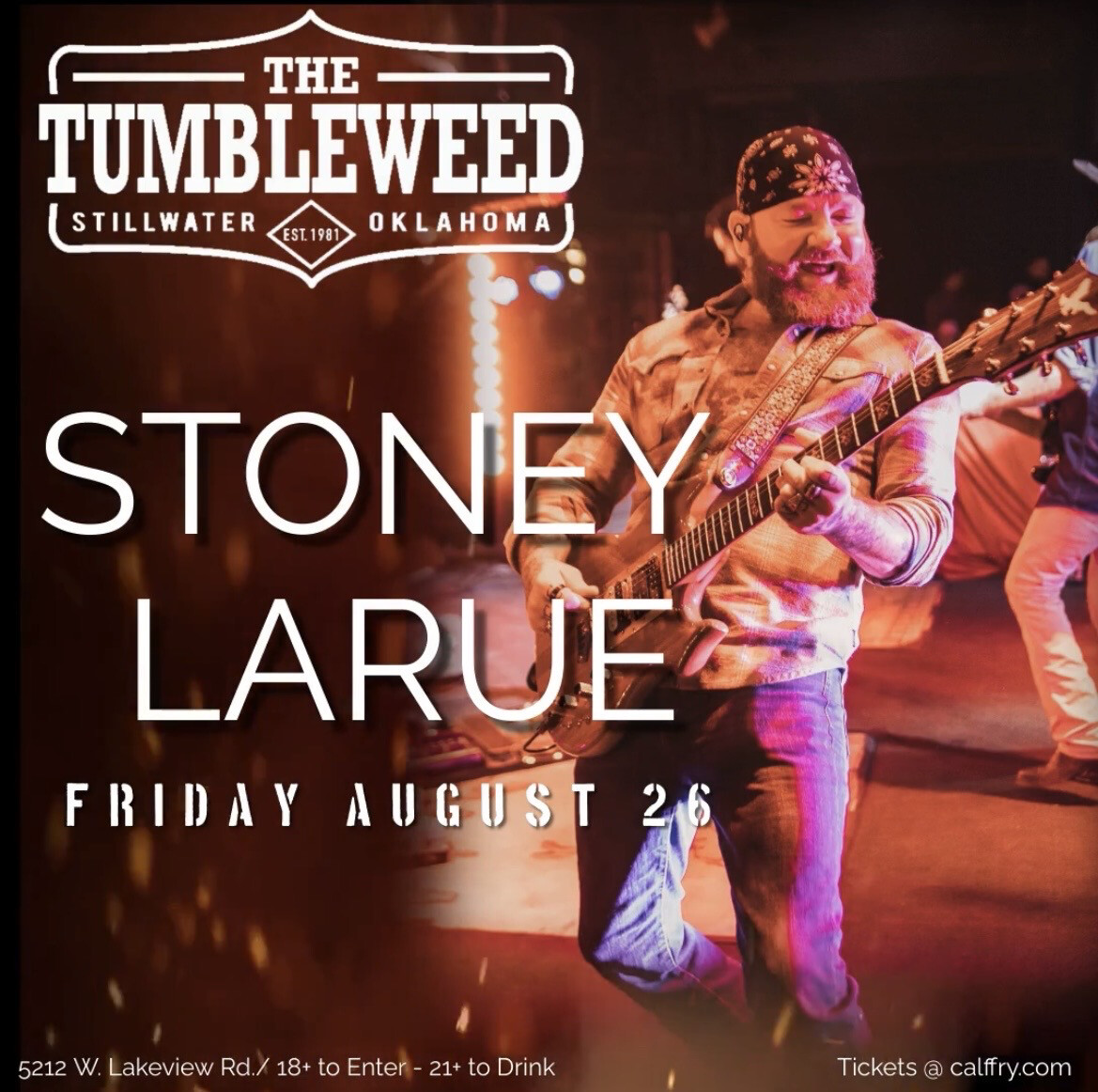Stoney LaRue August 26 2022
