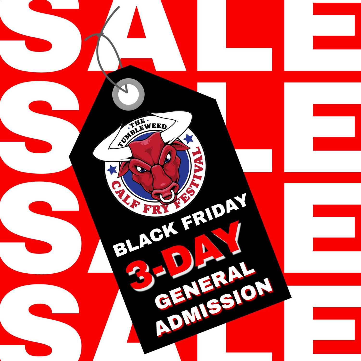 BLACK FRIDAY Calf Fry 2023 GA 3-Day Pass