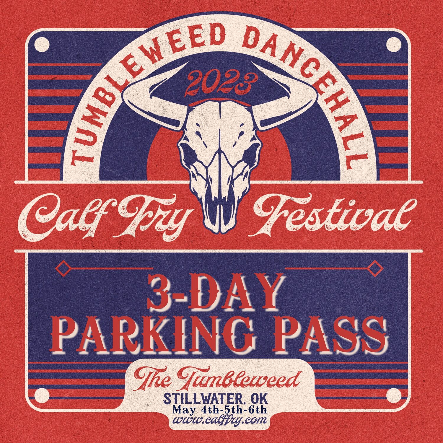 Calf Fry 2023 3-Day Parking Pass