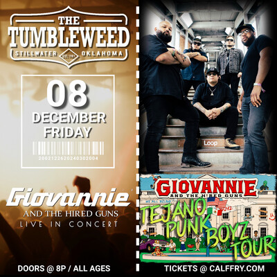 Giovannie And The Hired Guns- Friday, December 8th 2023