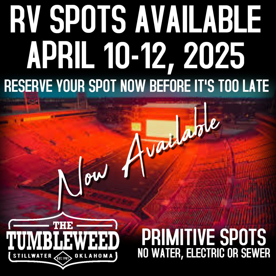 BFOK RV SPOTS- PRIMITIVE April 10-12 2025 (Friday Night Ticket Holders)