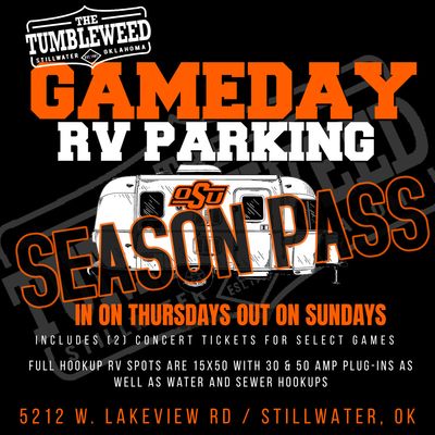 Cowboy Game Day RV Parking 2025 Season Pass