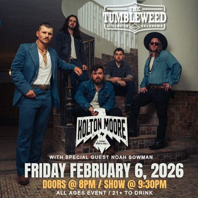 Kolton Moore &amp; The Clever Few- Friday February 6, 2026