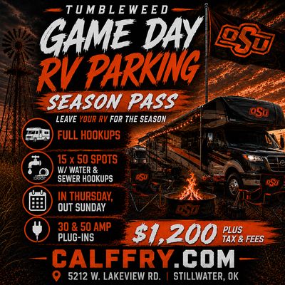 Cowboy Game Day RV Parking 2026 Season Pass
