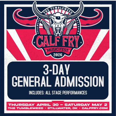 Calf Fry 2026- 3-Day General Admission Pass