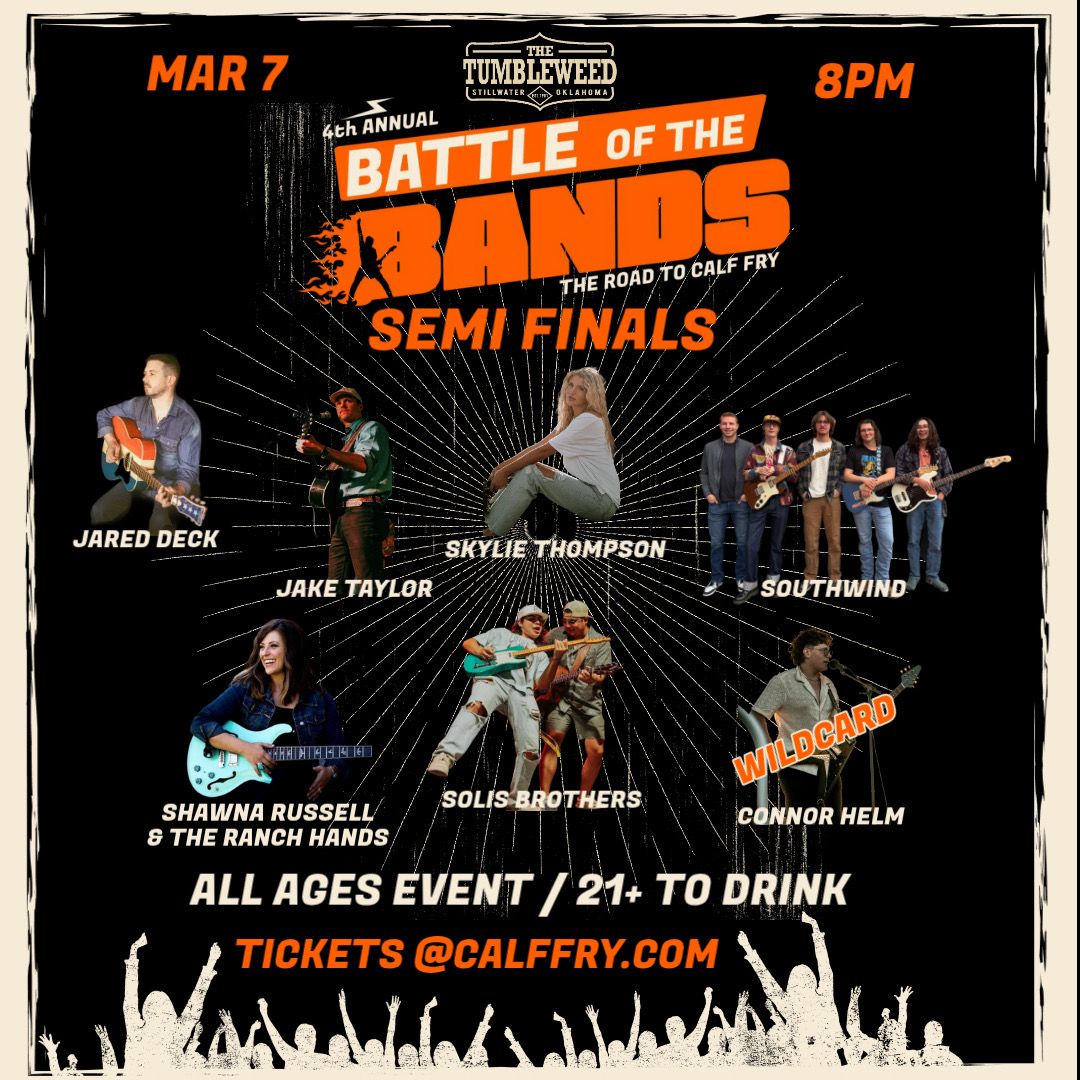 Battle Of The Bands- Saturday March 7 2026