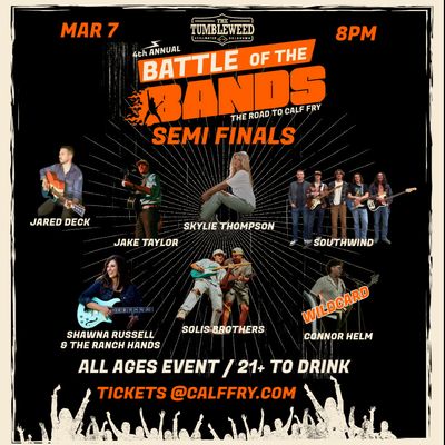 Battle Of The Bands- Saturday March 7 2026