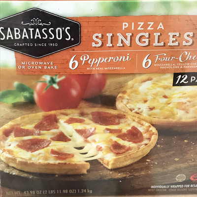 Sabatasso's pizza singles 12 ct