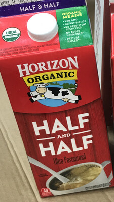 Horizon organic Half And Half - Half Gallon