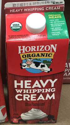Horizon Organic Heavy Cream Half Gallon