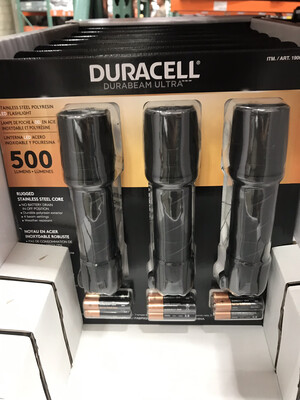 Duracell 500 Lumen Flashlight - 3 Pack