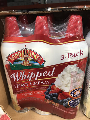 Land O Lakes Whipped Cream 3 Pack