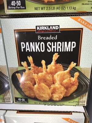 Frozen Panko Shrimp 2.5 Lbs