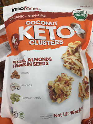 Organic Coconut Keto Clusters 16 oz