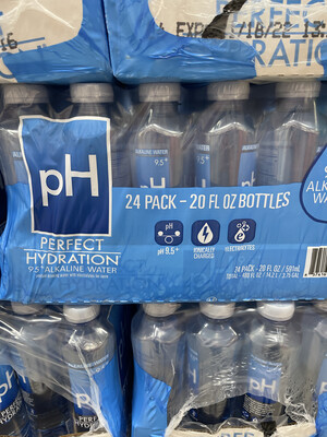 Ph Water With Electrolytes 20 Oz - 24 Pack