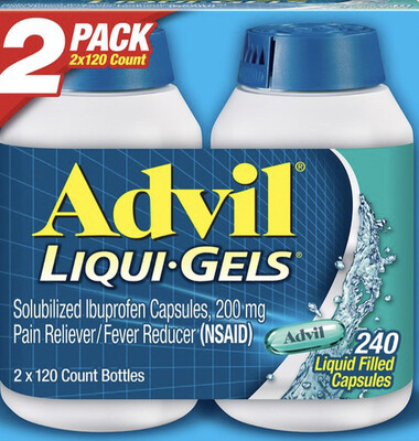Advil Liquid Gels 2 Pack