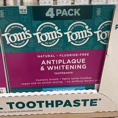 Tom's Toothpaste - 4 pack