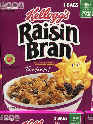 Kellogg's Raisin Bran Breakfast Cereal 76.5 oz