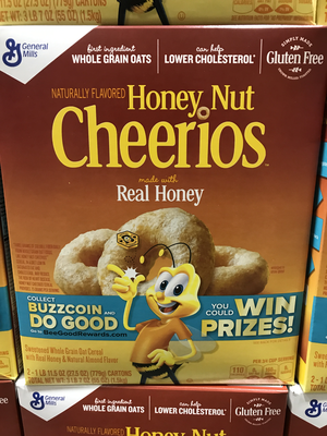 Cheerios Honey Nut Cereal 2 x 27.5 oz