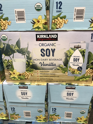 Kirkland Organic soy milk vanilla