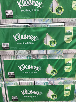 Kleenex Medium Count with Lotion Kleenex Tissues with Lotion, Medium Count 10 ct
