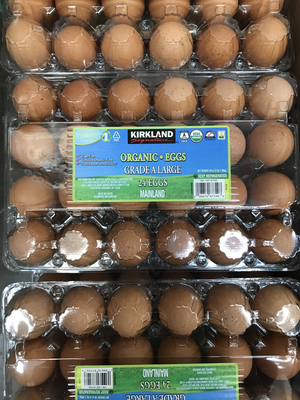 Kirkland Signature Organic Eggs USDA Grade A Eggs, 24 ct