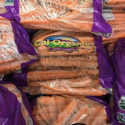 Organic Table Carrots, 5 lbs