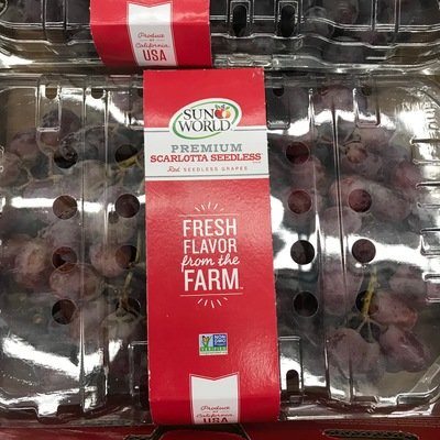 Red Seedless Grapes 4 lbs