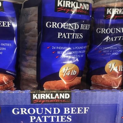 Kirkland Ground Beef Patties
