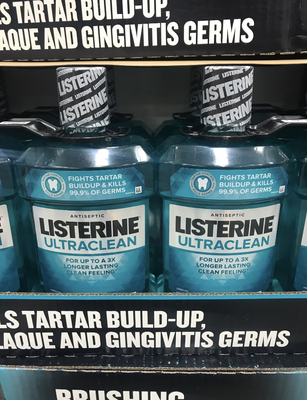 Listerine Ultraclean Cool Mint Antiseptic Mouthwash 1.5 lt