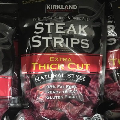 Kirkland Signature Extra Thick Cut Jerky Steak Strips, 12 oz