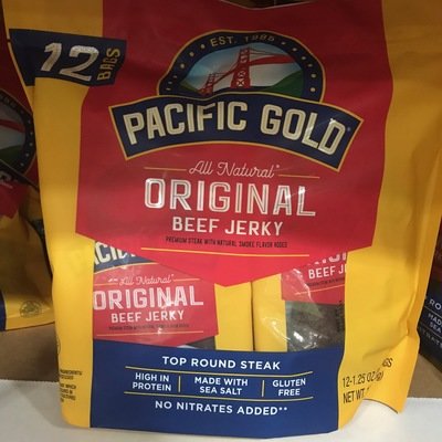 Pacific Gold Original Beef Jerky 12 x 1.25 oz