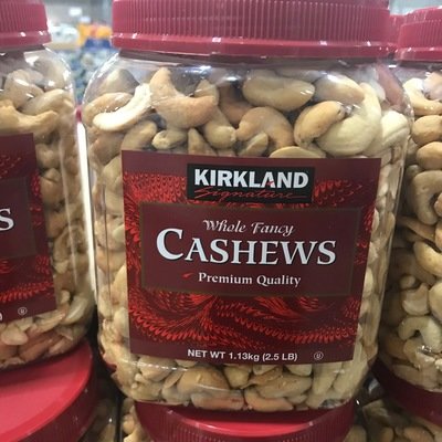 Kirkland Signature Whole Fancy Cashews, 2.5 lb